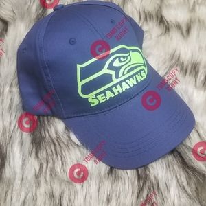 Seattle Seahawks Messy Bun Hat